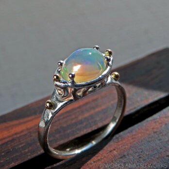 エチオピア オパール・リング ＊ Ethiopian Opal Ring ーの画像