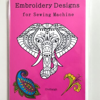 「Embroidery Designs for Sewing Machine 」刺繍素材　刺繍データCDの画像