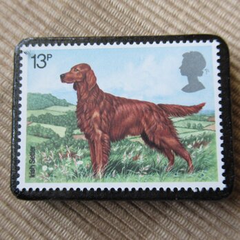イギリス1979年　犬切手ブローチ 6545の画像