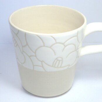 白椿のマグカップの画像