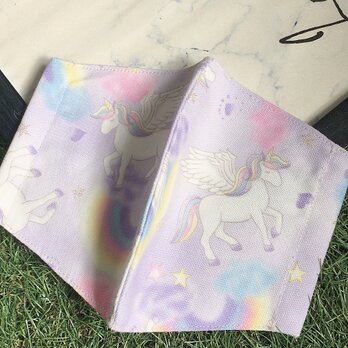 夏向け　立体マスク　キッズ　オトナ　ユニコーン　星　虹の画像