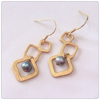 淡水パールのピアス