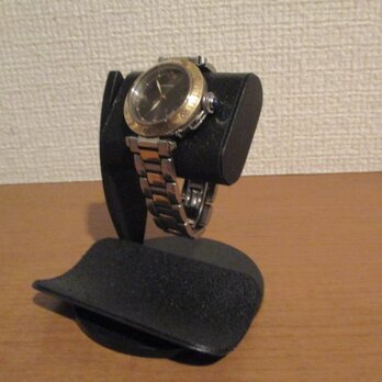 腕時計　飾る　オールブラックだ円パイプ1本掛け　ak-design　受注製作 N20200907の画像