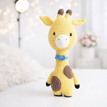 あみぐるみ きりん  おもちゃ 出産祝い 男の子 女の子 子供 誕生日 編みぐるみ