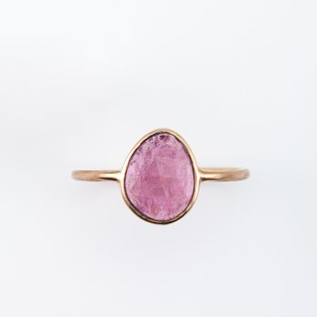 Pink tourmaline ring / Rosecutの画像