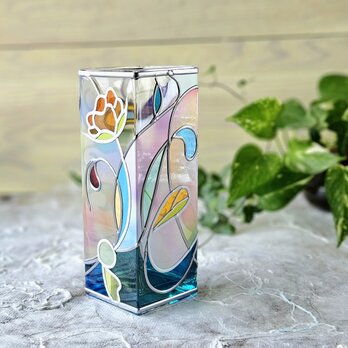 新作『フェアリーのお花畑』ガラス花瓶の画像