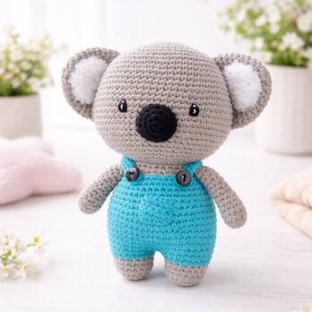 あみぐるみ コアラちゃん 編みぐるみ プレゼント ハンドメイド 男の子 出産祝い 女の子