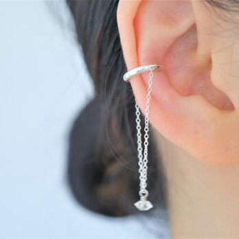 ハーキマーダイヤモンド　イヤーカフ シルバー lítið draumur ear cuffの画像