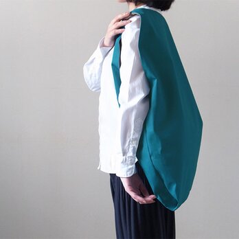 Bicolor Cloth Bag （ターコイズブルー）：カレン クオイルの画像