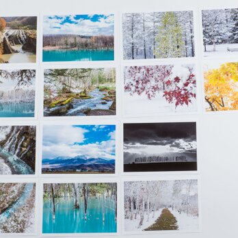 Lサイズの写真：北海道の風景色々14枚セット(L005-2)の画像