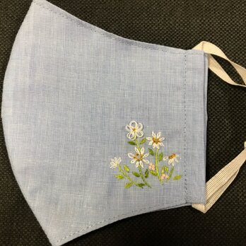 ワンポイント刺繍立体マスク95の画像