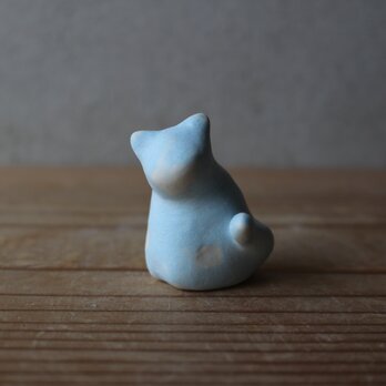 小さきコ　陶オブジェ　野良猫 stray cat　呼んだ？猫 what?cat　空シリーズ