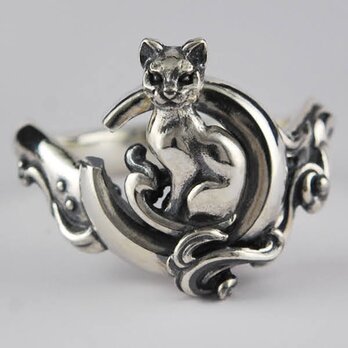 月とネコリング 【受注制作】