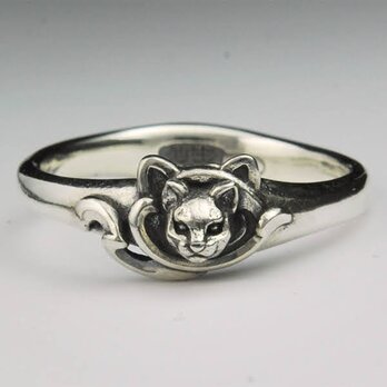 ネコガイコツリング 【受注制作】