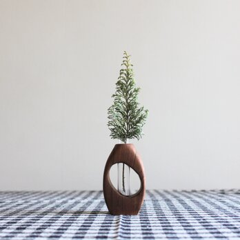 木の花瓶【チーク】の画像