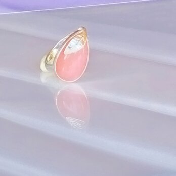 Pink Opal Leaf Ringの画像