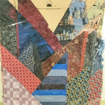 正絹西陣織ネクタイ地ハギレセット025の画像