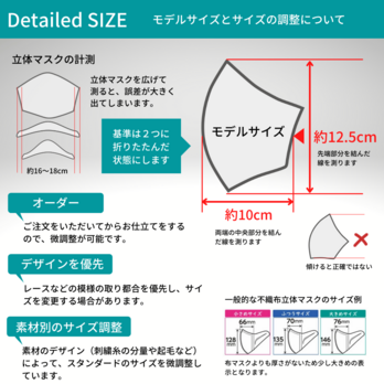 PSNY<ピースニー>・マスクの説明の画像