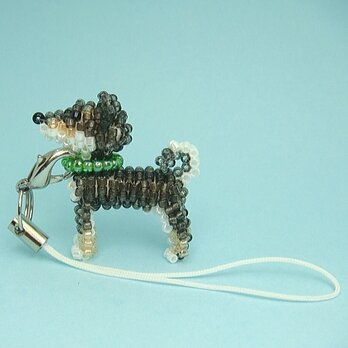 柴犬のストラップ（立ち）の画像