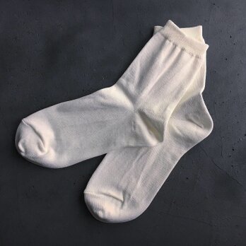 和紙靴下　REGULAR　晒 (WHITE)の画像