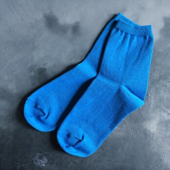 和紙靴下　REGULAR　青空 (BLUE)の画像