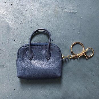 MINIMUM BAG KEY HOLDER NAVYの画像