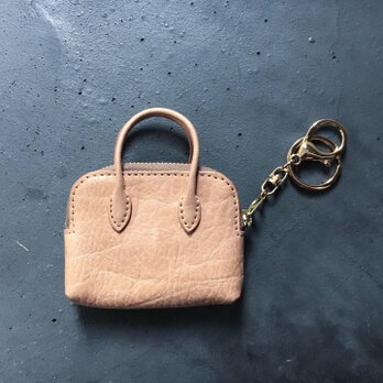 【予約】MINIMUM BAG KEY HOLDER NATURALの画像