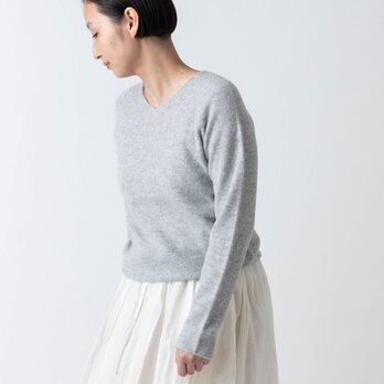 【再入荷】enrica cashmere knit 063 / greyの画像