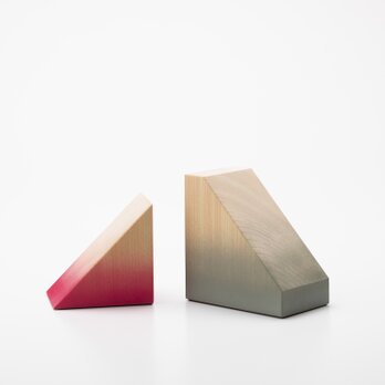 PA RANGE BOOK END Pink•Grayの画像