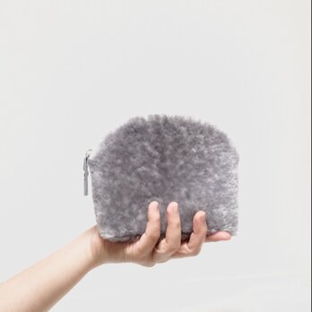 【New】mouton shell pouch/grayの画像