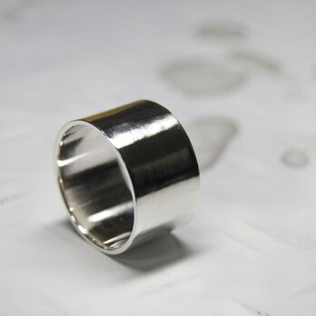 鏡面 シルバーフラットリング 12.0mm幅 ミラー｜SILVER RING｜356の画像