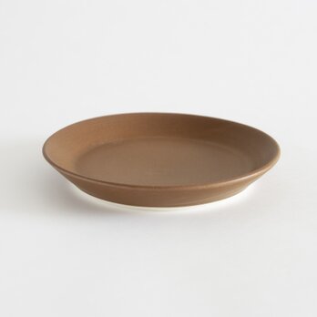 Plate A 15cm color:saddle brownの画像