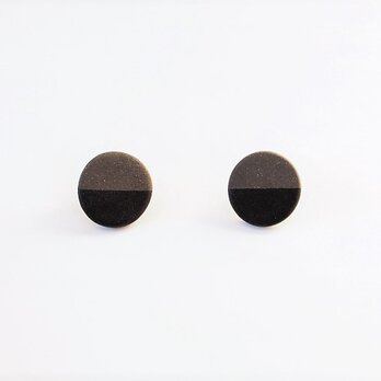POINT　HALF pierce/earring　Black / Blackの画像