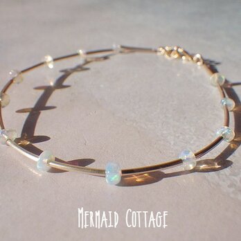 *14kgf*Opal Delight Gold Tube Braceletの画像