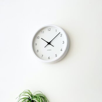 KATOMOKU muku clock 7 ホワイト km-60WH 掛け時計 木製 無垢材