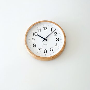 KATOMOKU muku clock 16 L-size オーク km-113OA 掛け時計 木製 無垢材