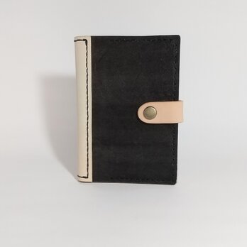 手帳型シリーズ:手染め本革カードケースの画像
