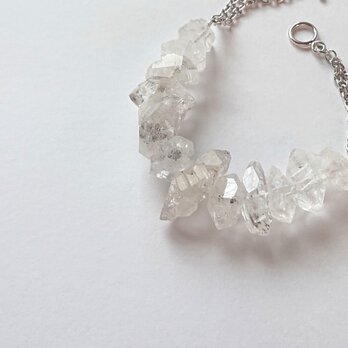 *Herkimer diamond braceletの画像