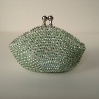 Beaded Purse --Ice Green-- (Petite)の画像