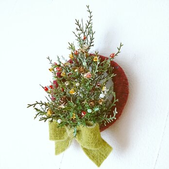 小さなchristmas tree wreathの画像