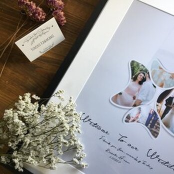 結婚式　ウェルカムボード額セット　フォトメモリーズの画像