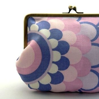 ぱすてる - 昔の外国布がま口ポーチ