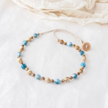 Earth Blue（short necklace）の画像