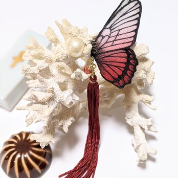 蝶のピアス（大）マダラ系の画像
