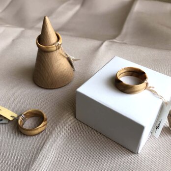 ウディリング「指輪」オリーブの画像