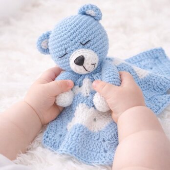 おもちゃ くま 男の子 女の子 編みぐるみ 出産祝い 握る 五感