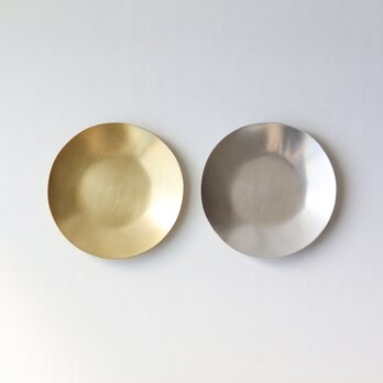 金銀ペア小皿  [ 真鍮プレーン ]の画像
