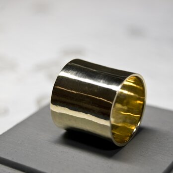 鏡面 真鍮フラットリング 18.0mm幅 ミラー｜BRASS RING｜378の画像