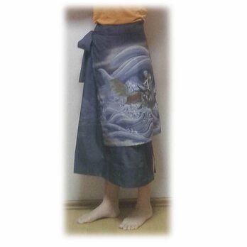 【SALE】エプロン付きスカート（裏地スカート付き）◆送料無料◆　の画像