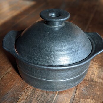 鉄釉土鍋の画像